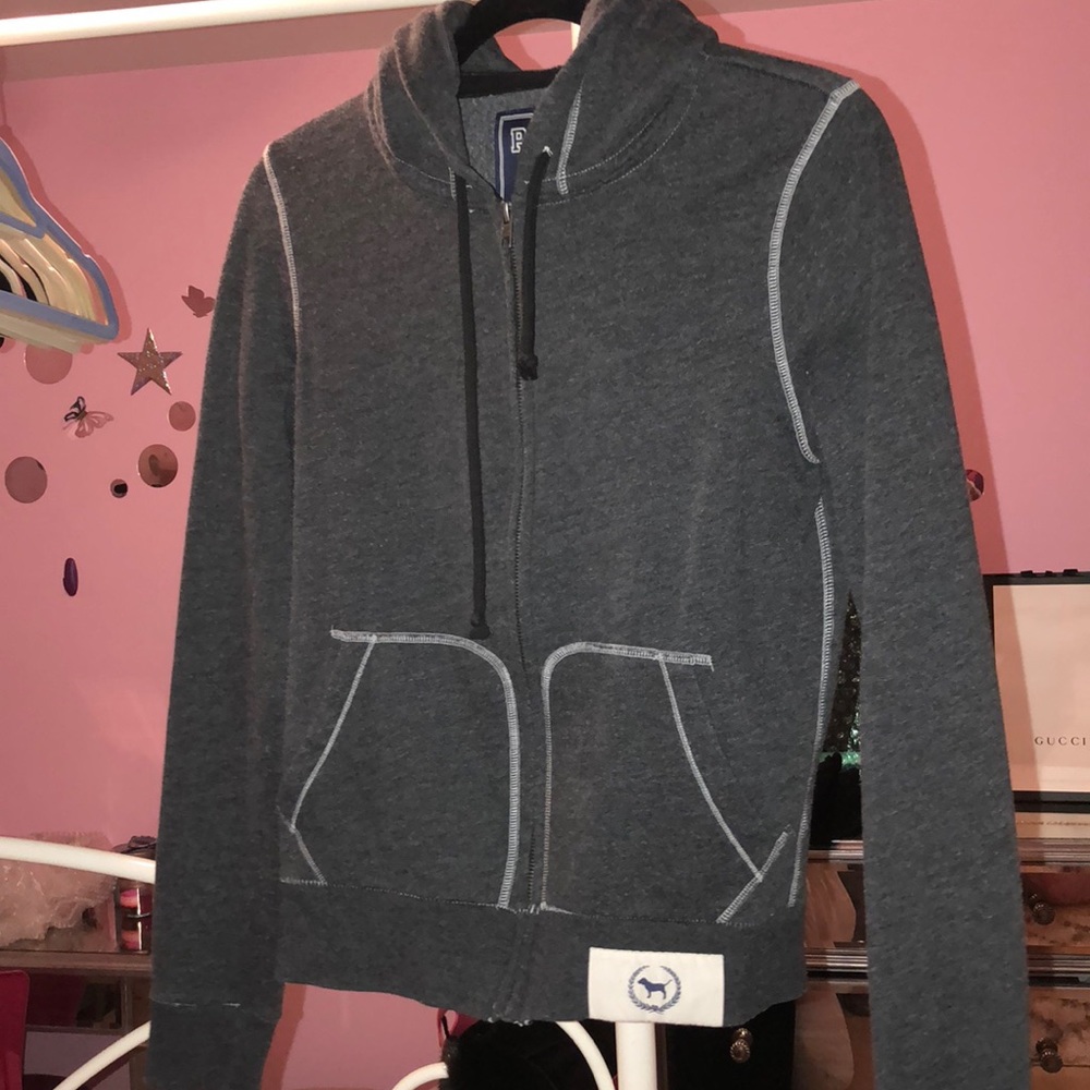 VS PINK ZIP UP